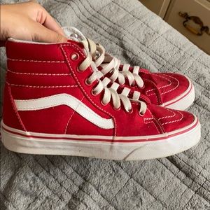 Vans High Top Red